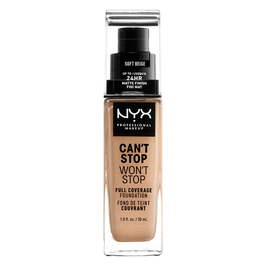 NYX Professional Makeup Cant Stop Wont Stop Foundation 7.5 Soft Beige