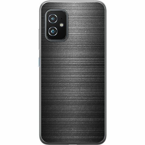 Asus Zenfone 8 Genomskinligt Skal Brushed Metal