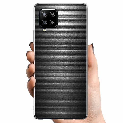Samsung Galaxy A42 5G TPU Mobilskal Brushed Metal