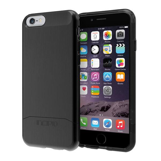 Incipio Edge Shine Brushed Skal till iPhone 6 - Svart