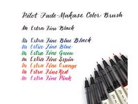 Fineliner Brush pen PILOT blå 5st