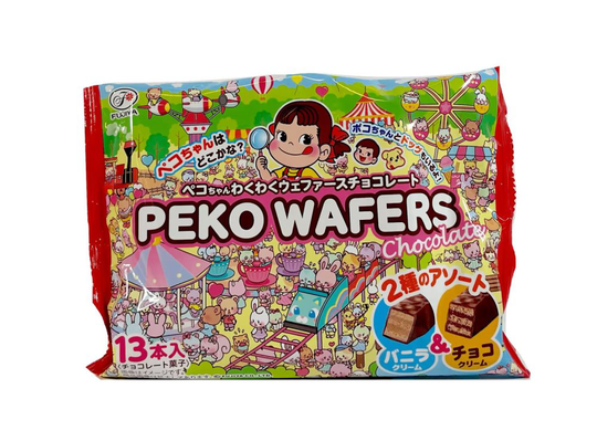 Peko Wafers Chocolate 97,5g Fujiya Japan