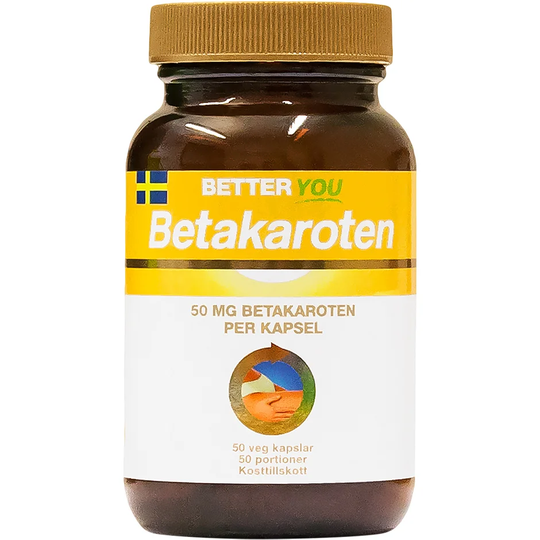 Betakaroten 50mg, Better You Kosttillskott
