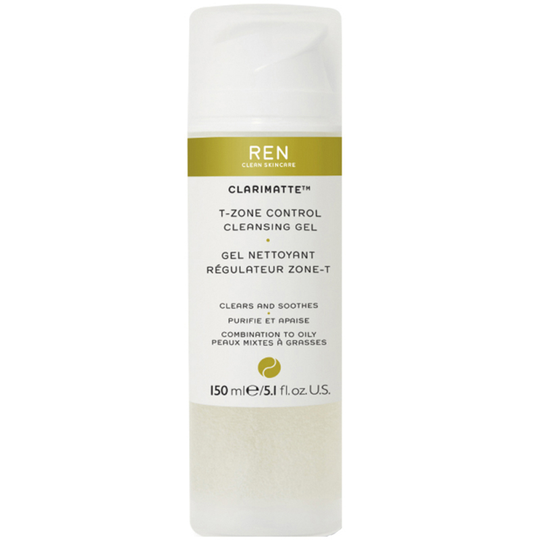REN Clarimatte T-Zone Control Cleansing Gel (150ml)