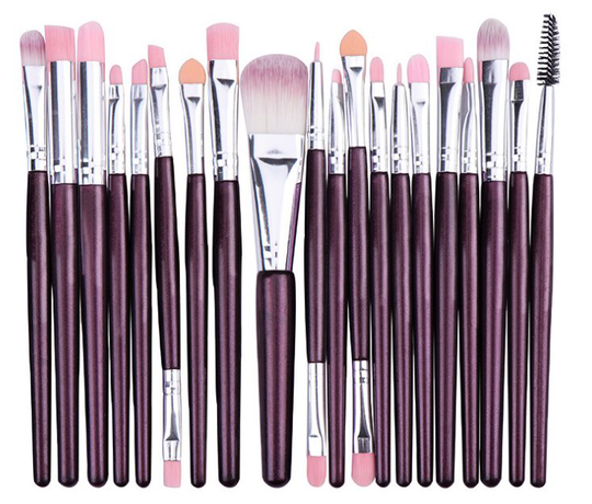 Eye Kit Makeup Brushes- 20 Pack- Lilla