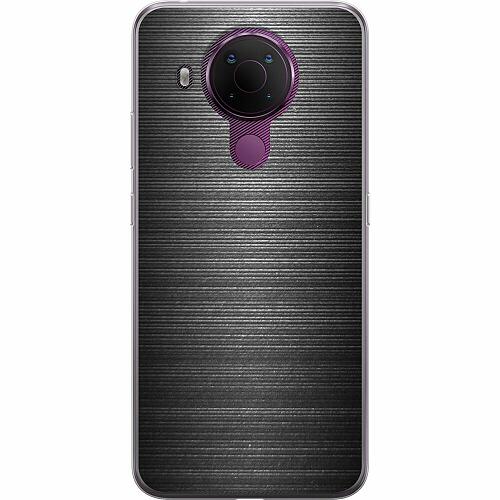 Nokia 5.4 Genomskinligt Skal Brushed Metal
