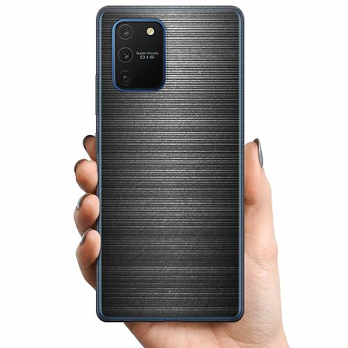 Samsung Galaxy S10 Lite TPU Mobilskal Brushed Metal