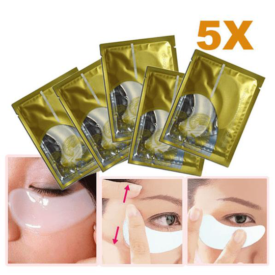 10st Ögonmasker Crystal Collagen gold