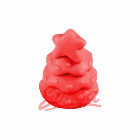 LAQ Glycerine Soap Little Christmas Tree - red 45g