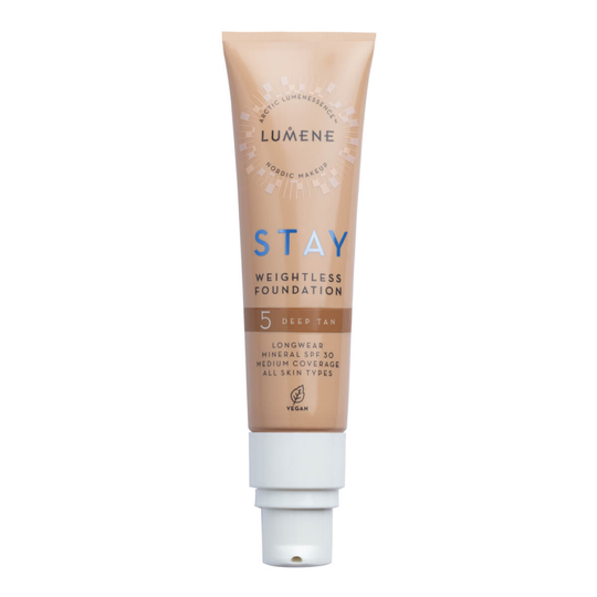 Lumene Stay Weightless Foundation SPF 30 5 Deep Tan