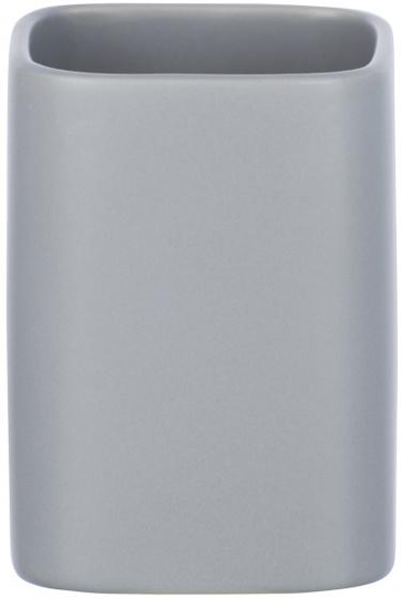 badrumskopp Hexa 6,5 x 9 cm keramisk mattgrå