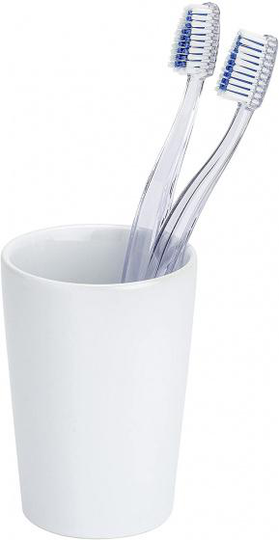 tandborste Coniholder 10,7 cm keramik vit