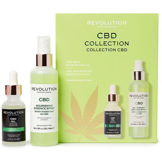 Revolution Skincare CBD Oil & Spritz Set 130 ml