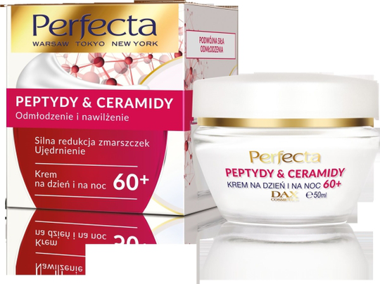 Perfecta Perfecta Peptides & Ceramides 60+ Day and Night Cream Strong Wrinkle Reduction and Firming 50ml