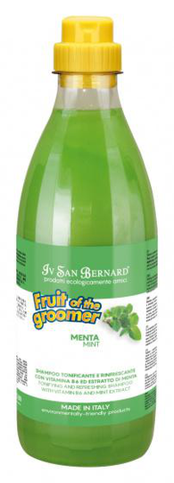 schampo Mint Fruit of the groomer 1000 ml grönt