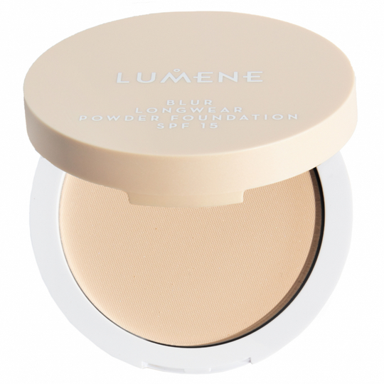 Lumene Blur Longwear Powder Foundation SPF 15 3 Fresh Apricot