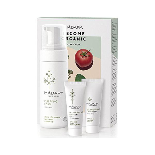 Unisex skönhetsset Become Organic Mádara (3 Delar)