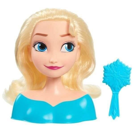 DISNEY FROZEN - Princess Elsa Styling Head - Frozen II - Med borste - 20 cm