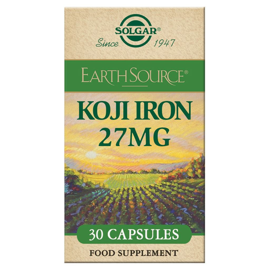 Solgar Fermented Koji Iron 27mg 30 Veganska kapslar