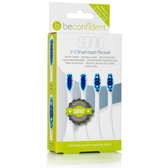 Sonic Tandborsthuvud Mix-pack 4 st,Whitening