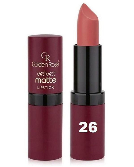 Golden Rose Velvet Matte Lipstick #26 Sea Pink