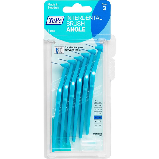 TePe Mellanrumsborste blå 0,6 mm 6 st