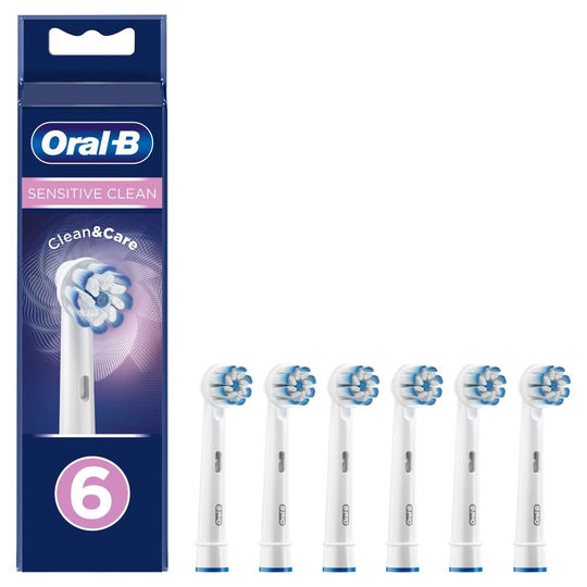 Borsthuvud Sensitive Clean & Care 2+2+2st