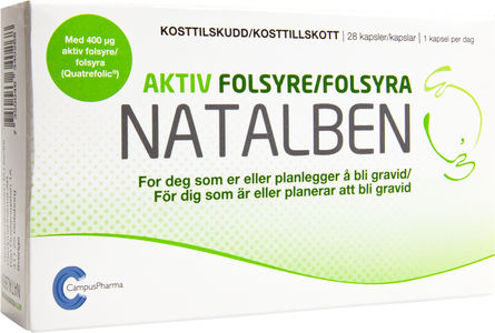 Natalben aktiv folsyra 28 st