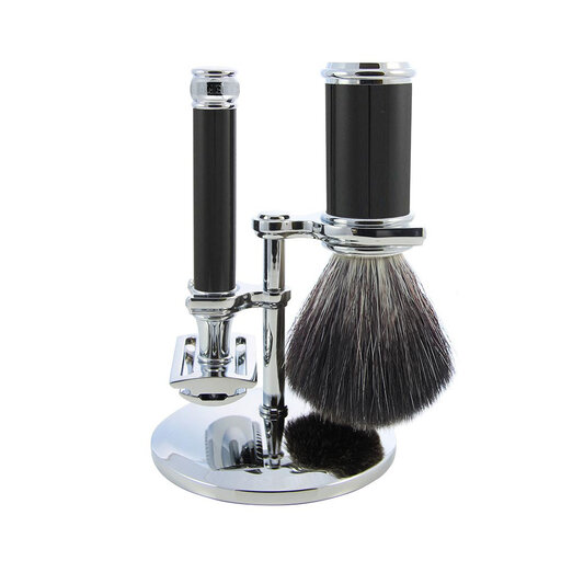 Double Edge Safety Razor Brush Set