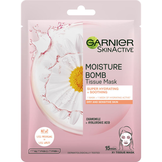 Garnier Skin Active Tissue Mask (Pink) 1 st