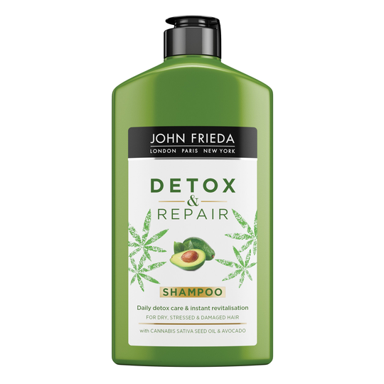 John Frieda Detox & Repair Cannabis Sativa Seed Oil Shampoo 250 ml