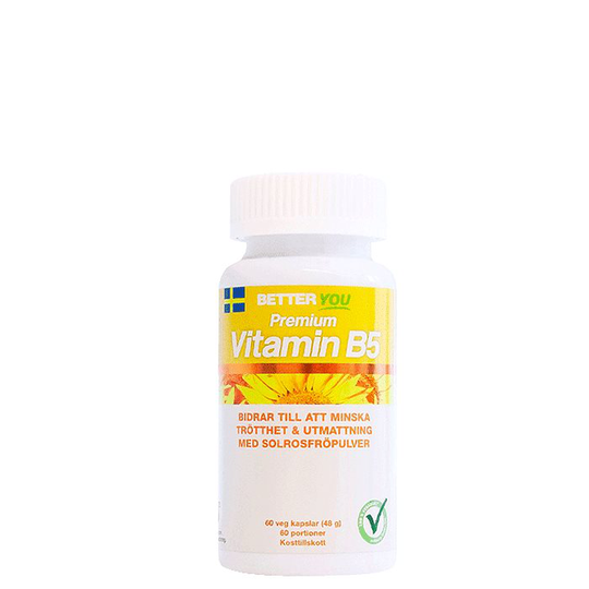Premium Vitamin B5, 60 kaps