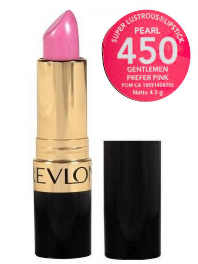 Revlon Super Lustrous PEARL Lipstick - 450 Gentlemen Prefer Pink