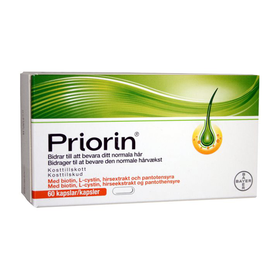 Priorin, 60 kapslar