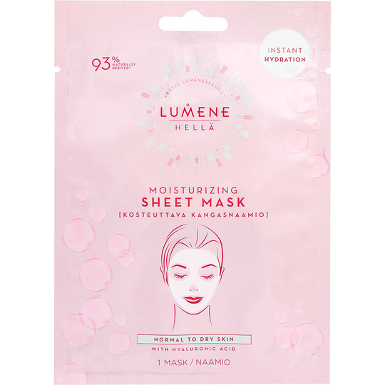 HELLÄ Moisturizing Sheet Mask, Lumene Ansiktsmask