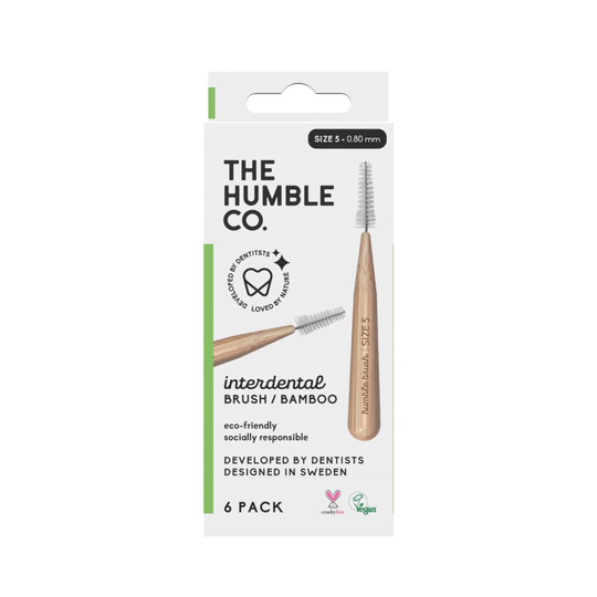 The Humble Co. Interdental Mellanrumsborste Stl 5 - 0,8 mm 6 st