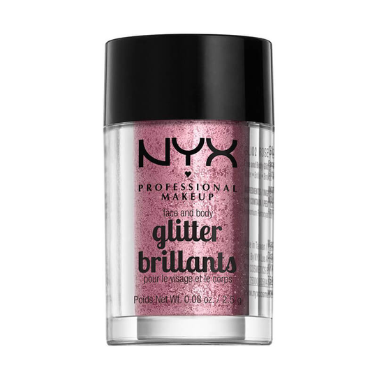 NYX Professional Makeup Face& Body Glitter- Rose