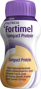Fortimel Compact Protein, drickfärdigt kosttillägg, värmande tropisk smak 4 x 125 milliliter