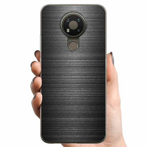 Nokia 3.4 TPU Mobilskal Brushed Metal