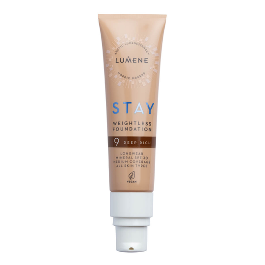 Lumene Stay Weightless Foundation SPF 30 9 Deep Rich