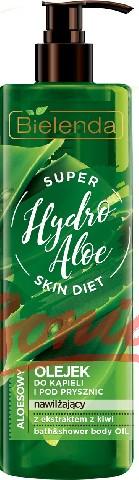 Bielenda Super Skin Diet Hydro Oil Aloe bad och dusch fukt 400ml