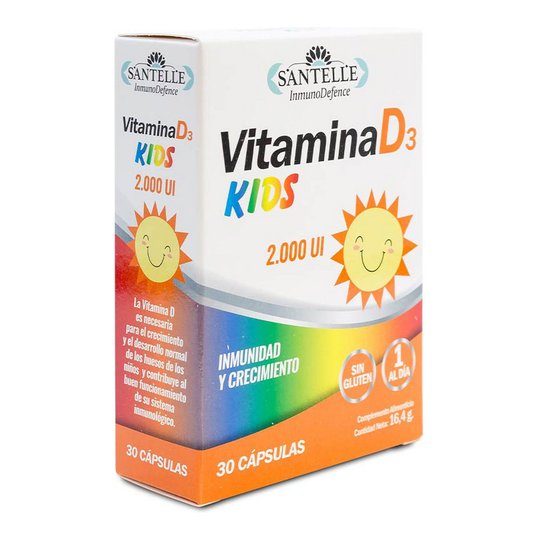 Kapslar Santelle Inmunodefence D3-vitamin (30 uds)