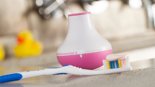 Tandborsthållare Bobble Brush- Timer, Rosa