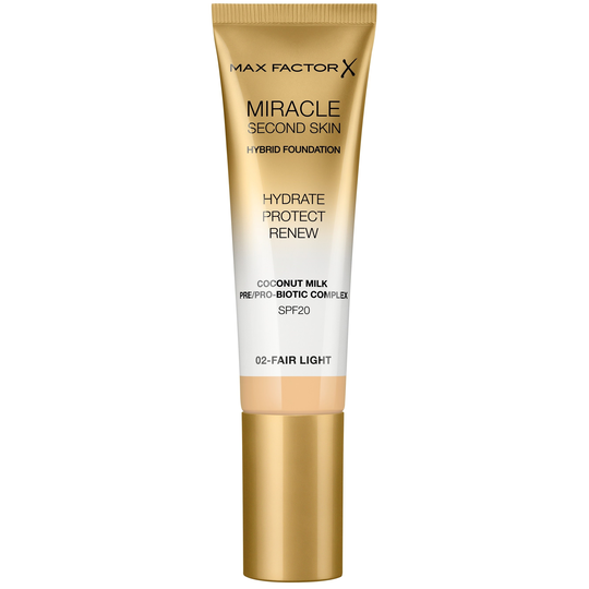 Max Factor Miracle Touch Second Skin Foundation 02 Fair Light