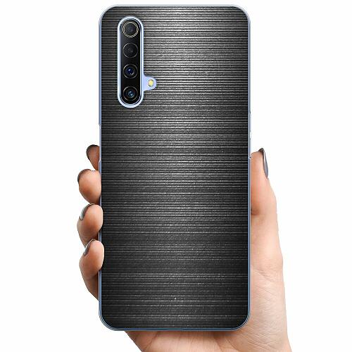 Realme X50 5G TPU Mobilskal Brushed Metal