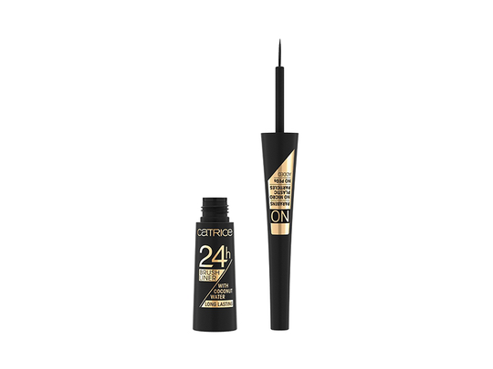 CATRICE 24H Brush, Vätska, Svart, Ultra Black, Burk, Kvinna, Matt