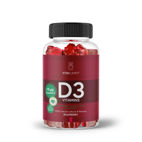 VitaYummy D3 Hallon 60 tuggtabletter