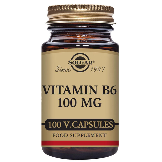 Vitamin B6 (pyridoxin) Solgar 100 mg (100 Kapslar)