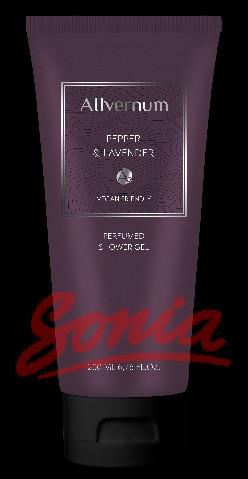 Allvernum Men Shower Gel Pepper & pefumowany Lavender 200ml