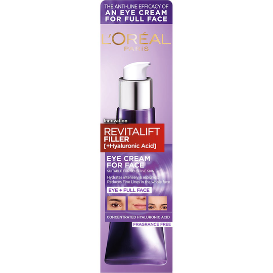 Revitalift Filler +HA Eye Cream For face, 30 ml L'Oréal Paris Ögon
